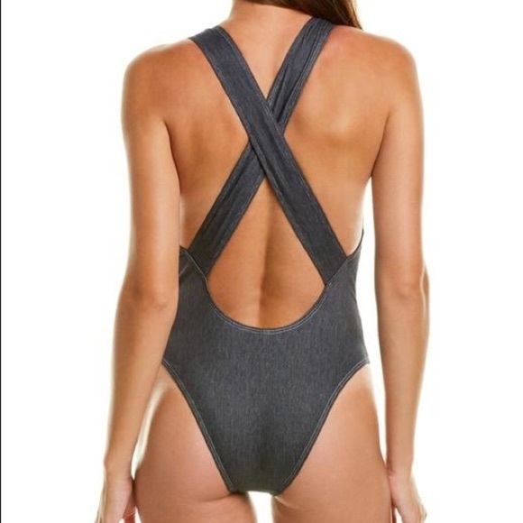 NWT Solid & Striped The Jackie One Piece Blue Red - Picture 2 of 6